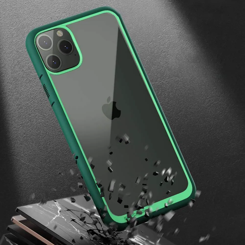Luxury Feel iPhone 11 Pro Max 6.5 inch Unicorn Beetle Style Clear Case-Green  Last Chance!