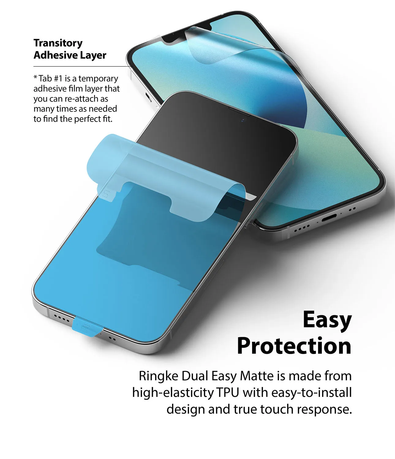 Luxury Feel iPhone 13 Mini Screen Protector | Dual Easy Film Matte  Stylish & Comfortable