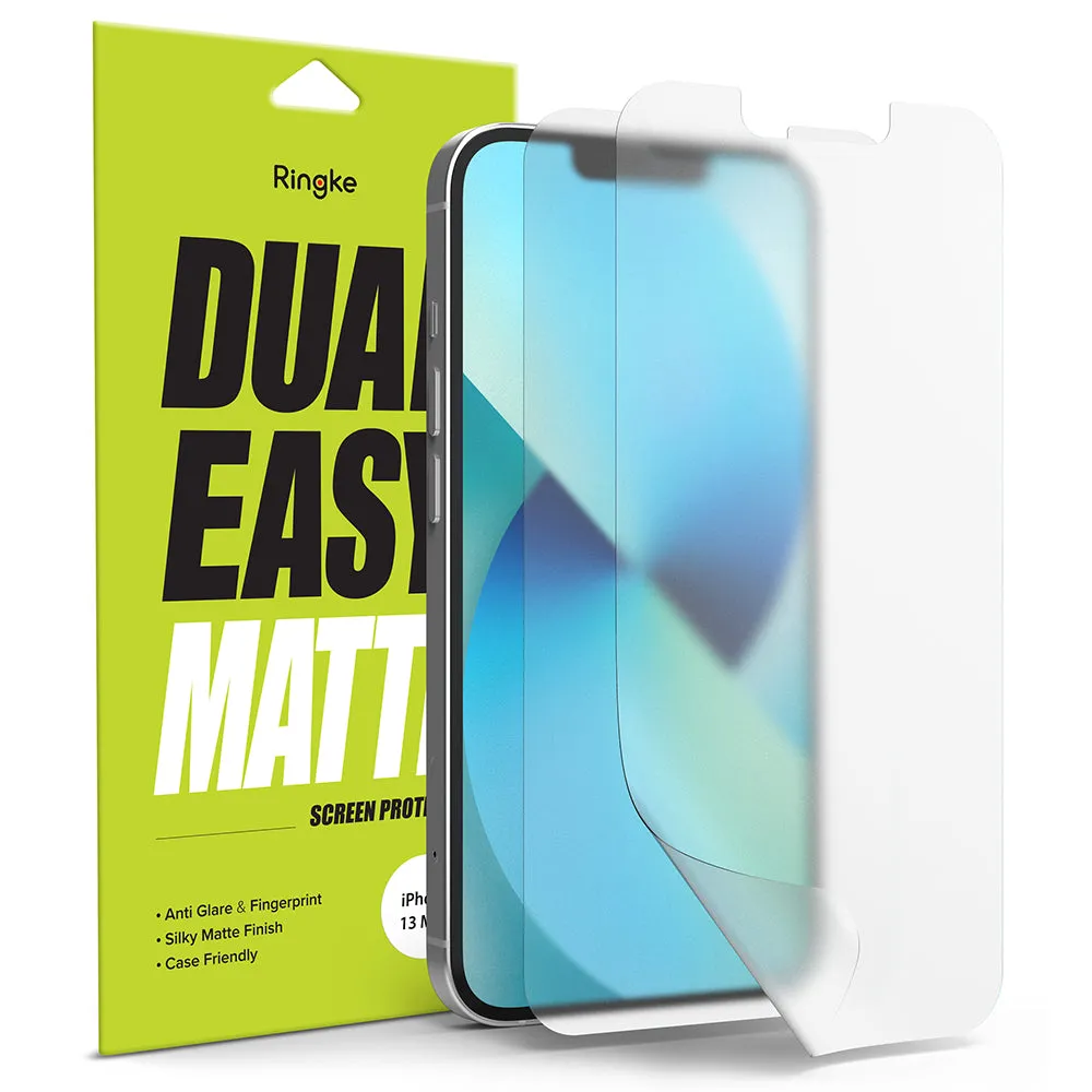 Luxury Feel iPhone 13 Mini Screen Protector | Dual Easy Film Matte  Stylish & Comfortable