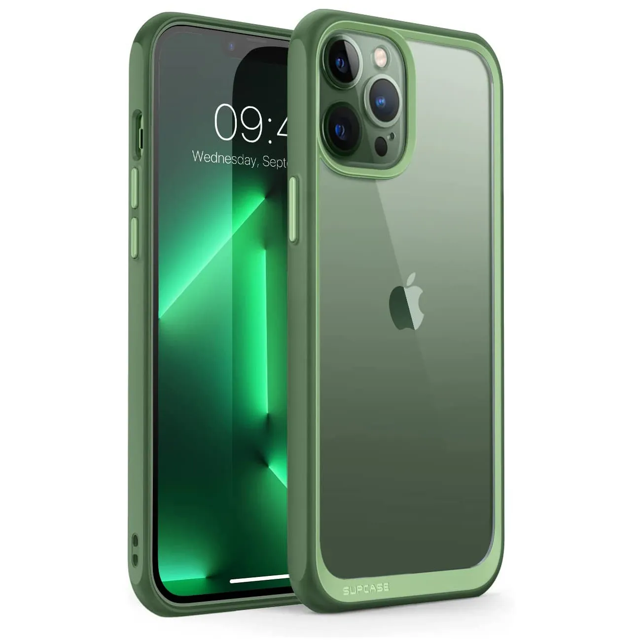Luxury Feel iPhone 13 Pro Max 6.7 inch Unicorn Beetle Style Slim Clear Case-Green  Almost Gone!