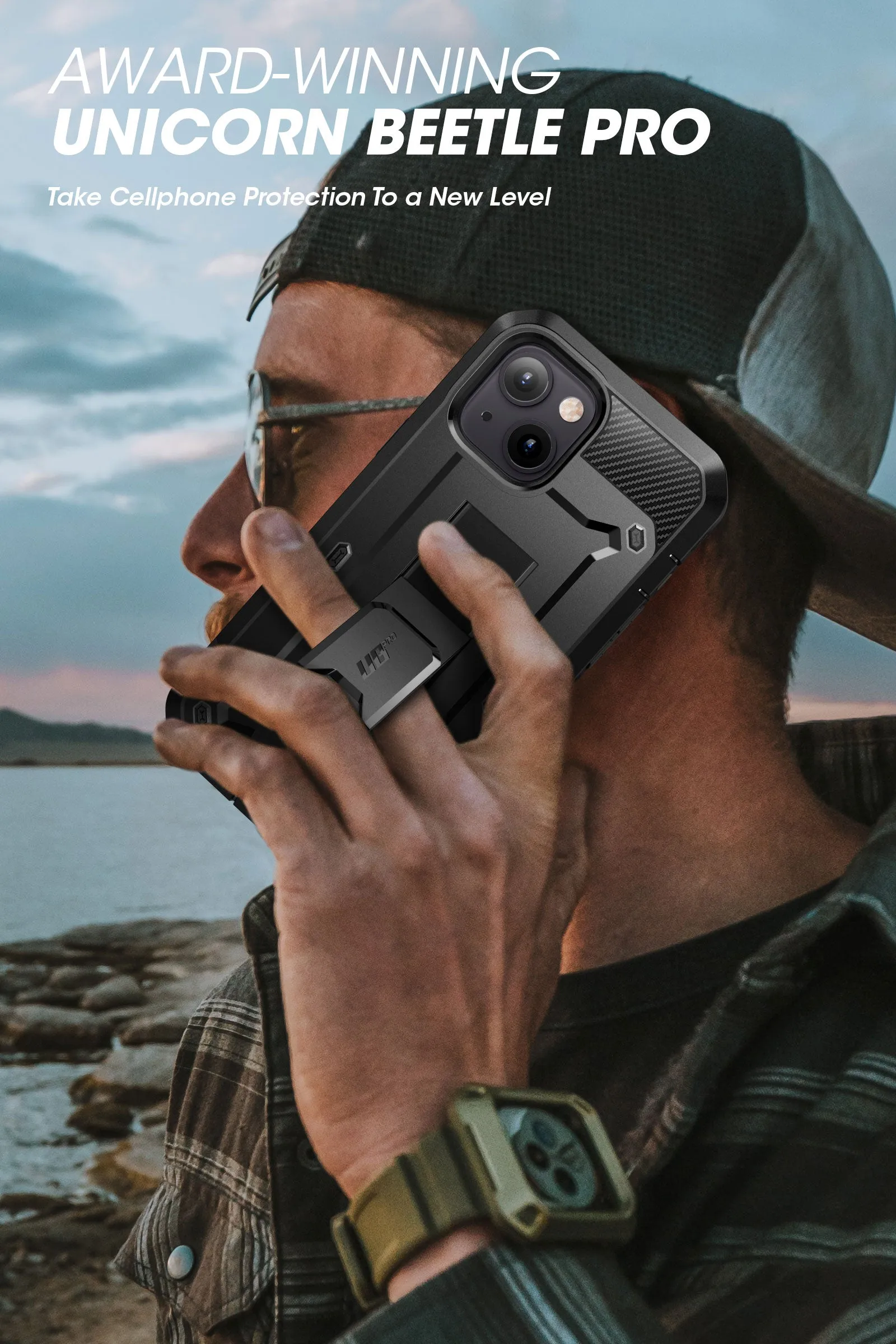 Luxury Feel iPhone 14 Plus 6.7 inch Unicorn Beetle PRO Rugged Case-Black  Almost Sold Out!