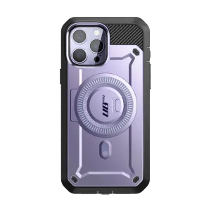 Luxury Feel iPhone 14 Pro Max 6.7 inch Unicorn Beetle PRO MAG Rugged MagSafe Case-Deep Purple  Limited Availability!