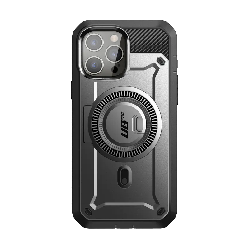 Luxury Feel iPhone 14 Pro Max 6.7 inch Unicorn Beetle PRO MAG Rugged MagSafe Case-Gun Metal  Limited Availability!