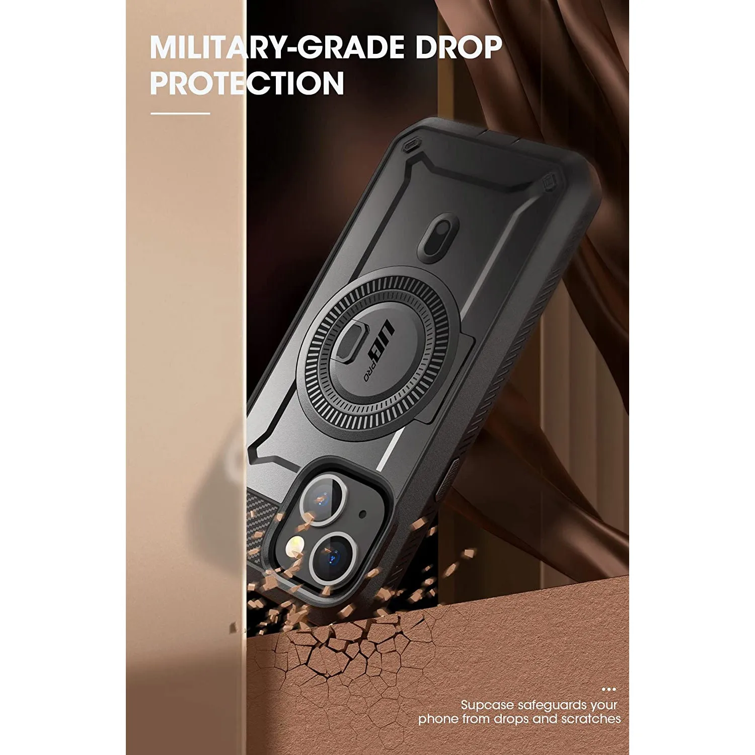 Luxury Feel iPhone 14 Pro Max 6.7 inch Unicorn Beetle PRO MAG Rugged MagSafe Case-Gun Metal  Limited Availability!