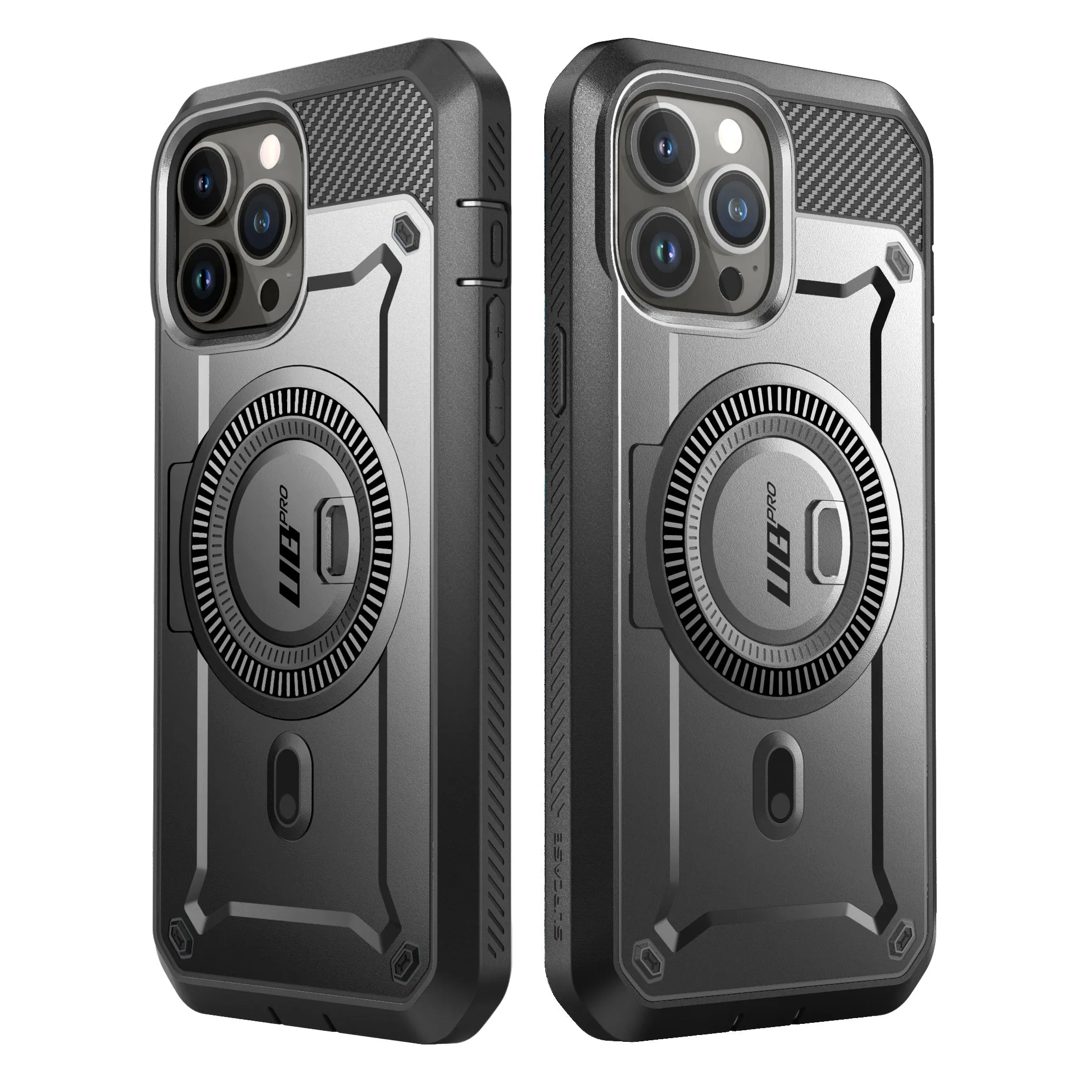 Luxury Feel iPhone 14 Pro Max 6.7 inch Unicorn Beetle PRO MAG Rugged MagSafe Case-Gun Metal  Limited Availability!