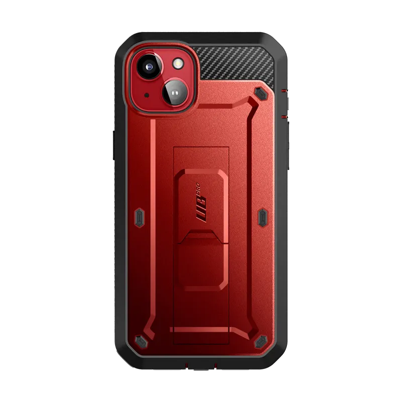 Luxury Feel iPhone 15 6.1 inch Unicorn Beetle PRO Rugged Case-Metallic Red  Today Only!