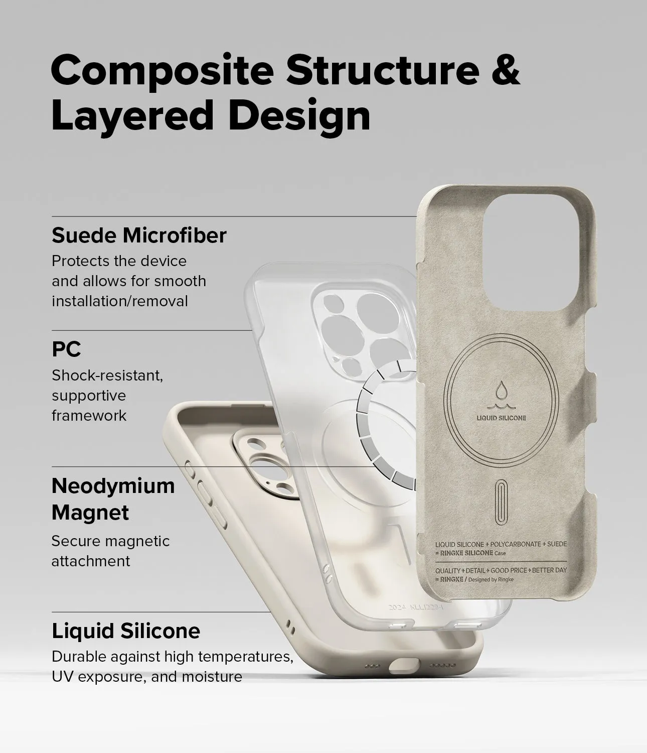 Luxury Feel iPhone 16 Pro Max Case | Silicone Magnetic  Almost Gone!