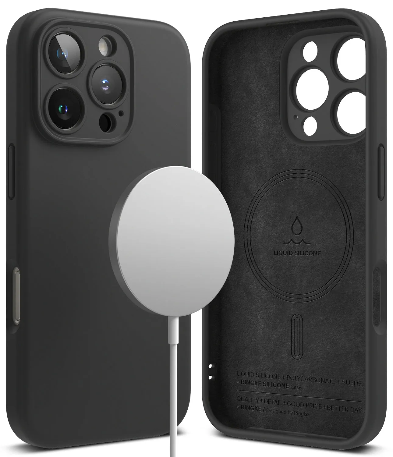 Luxury Feel iPhone 16 Pro Max Case | Silicone Magnetic  Almost Gone!