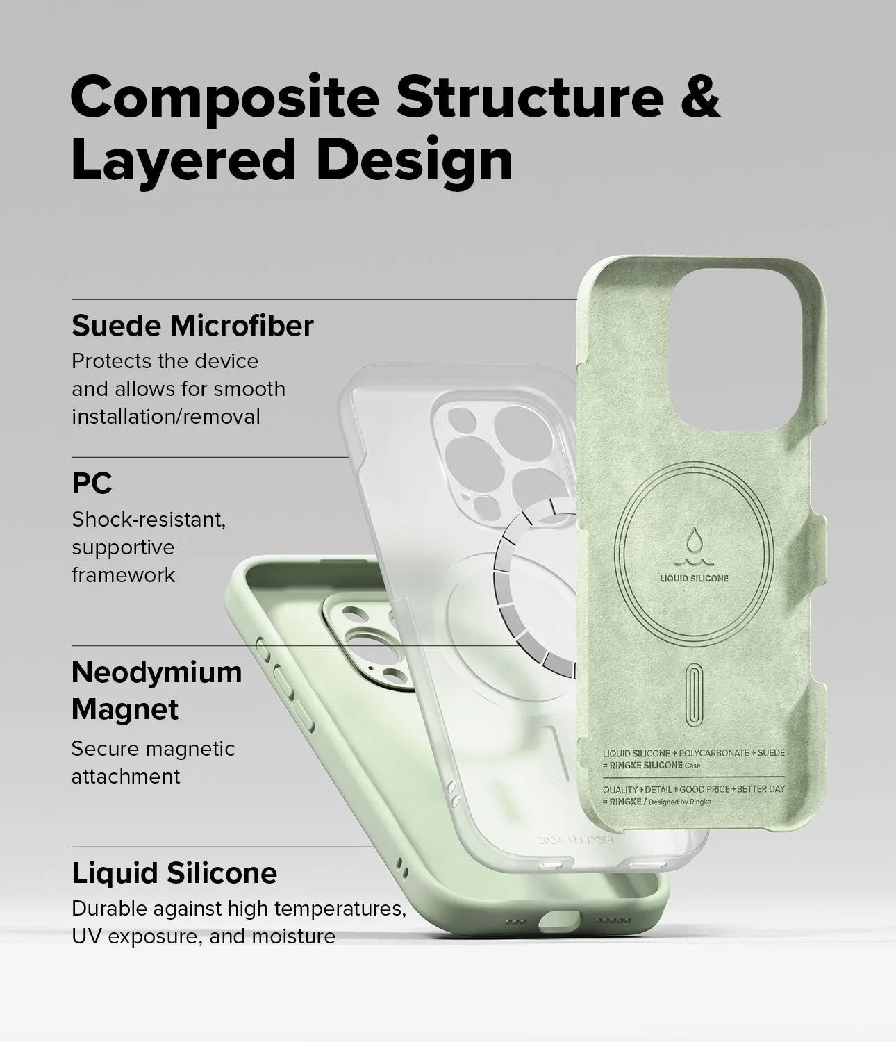 Luxury Feel iPhone 16 Pro Max Case | Silicone Magnetic  Almost Gone!
