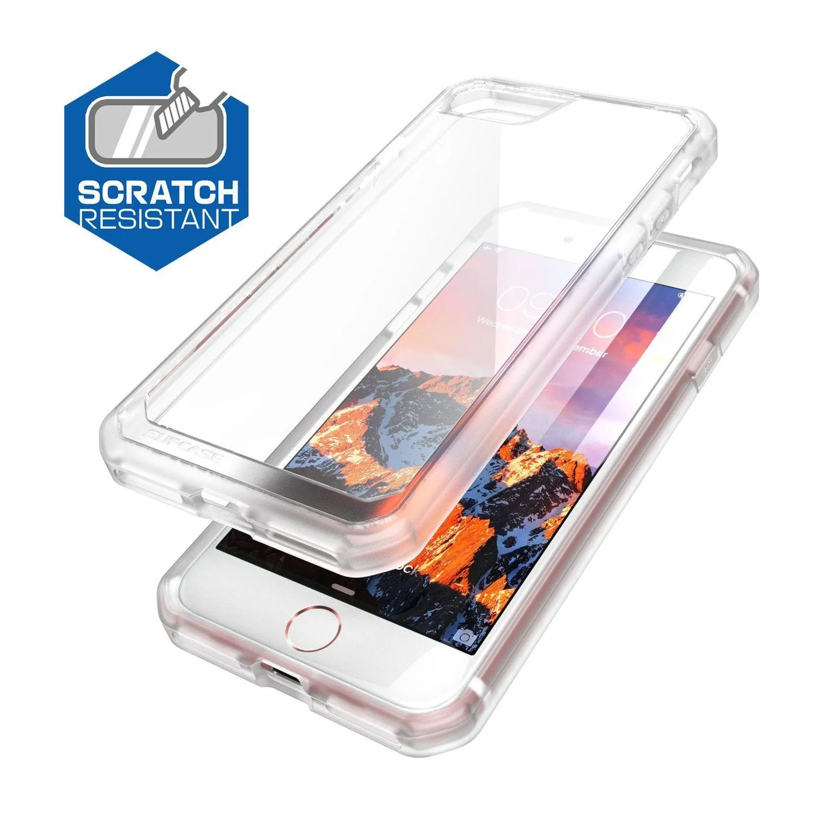 Luxury Feel iPhone 7 / 8 Unicorn Beetle Hybrid Protective Bumper Case-Clear  Last Chance!