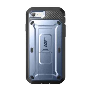Luxury Feel iPhone 7 / 8 Unicorn Beetle Pro Full-Body Case with Kickstand-Metallic Blue  Limited Release!