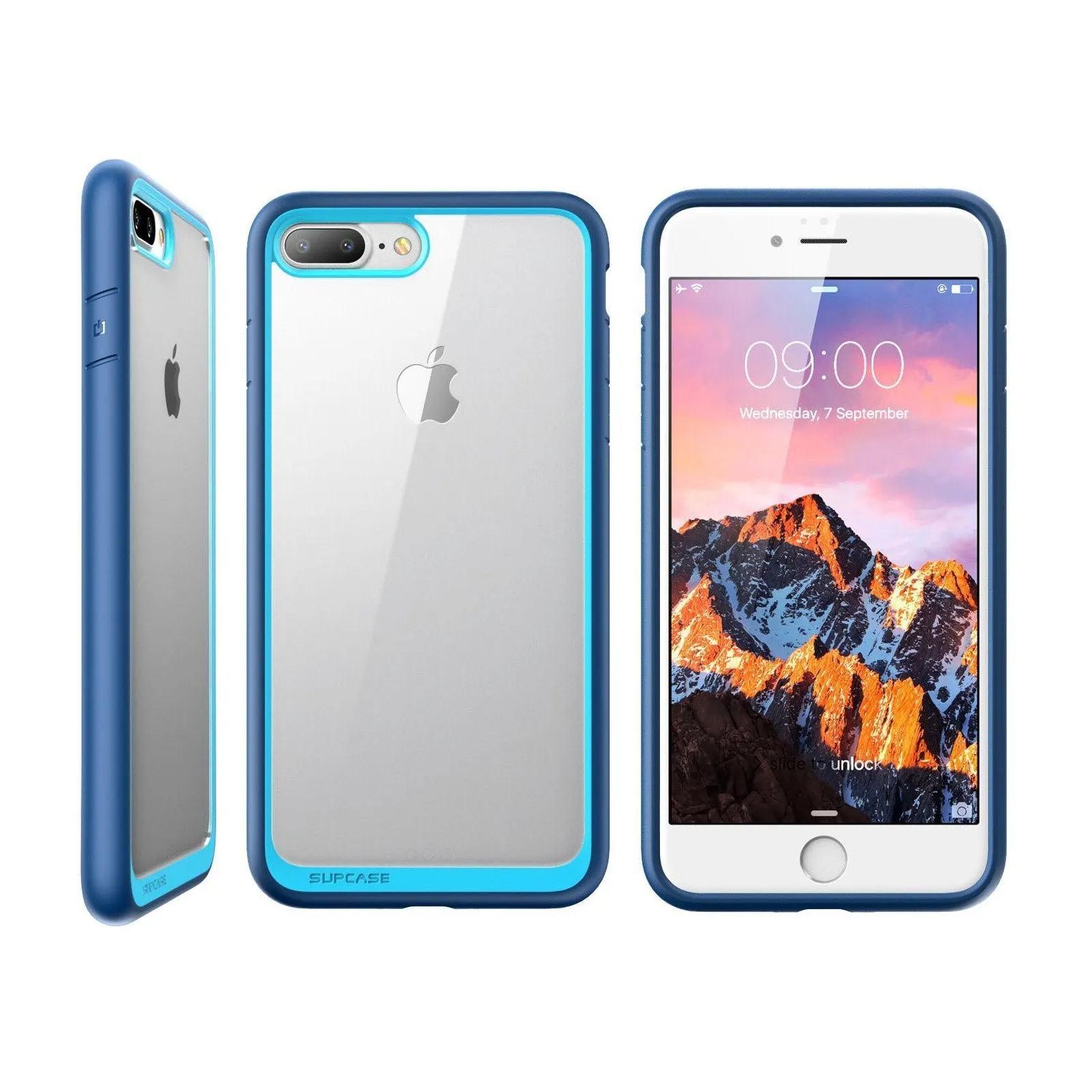 Luxury Feel iPhone 7 Plus / 8 Plus Unicorn Beetle Style-Navy  Almost Gone!