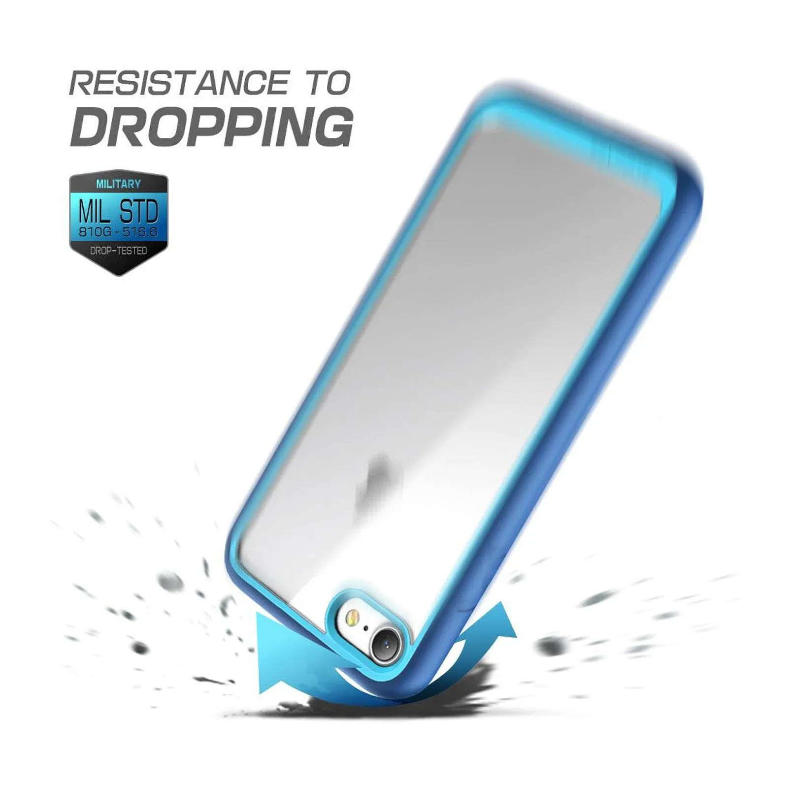 Luxury Feel iPhone 7 Unicorn Beetle Style-Navy  Last Chance!