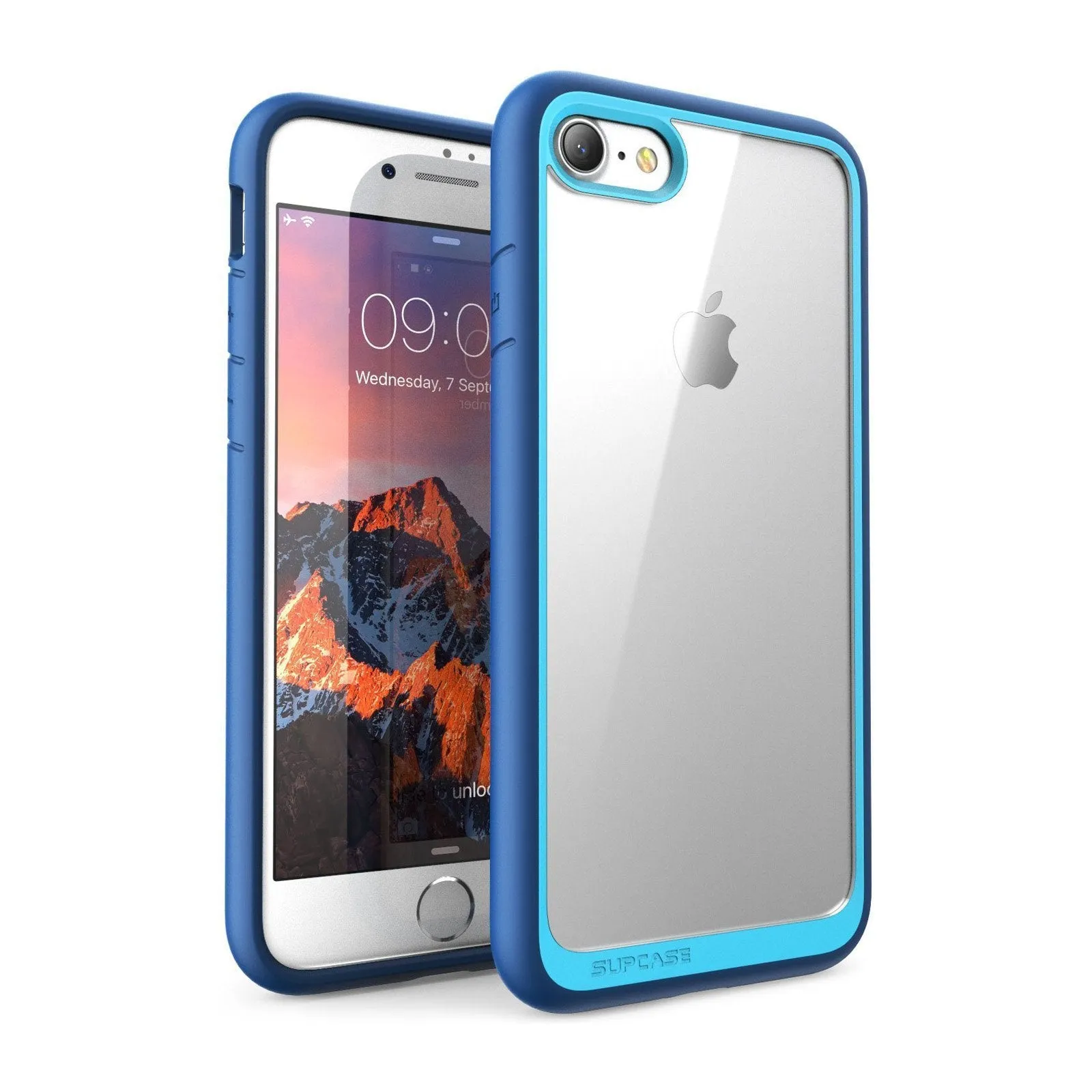 Luxury Feel iPhone 7 Unicorn Beetle Style-Navy  Last Chance!