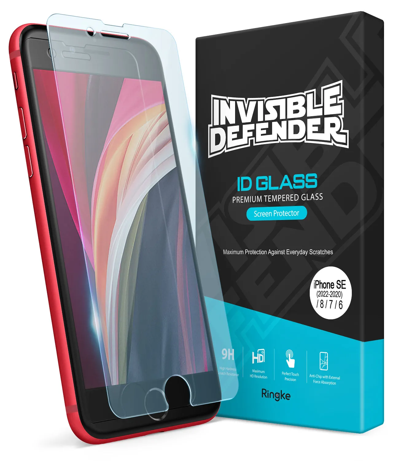 Luxury Feel iPhone SE 2022 5G / SE 2020 / 8 / 7 / 6 Screen Protector | Invisible Defender Glass  Limited Stock!