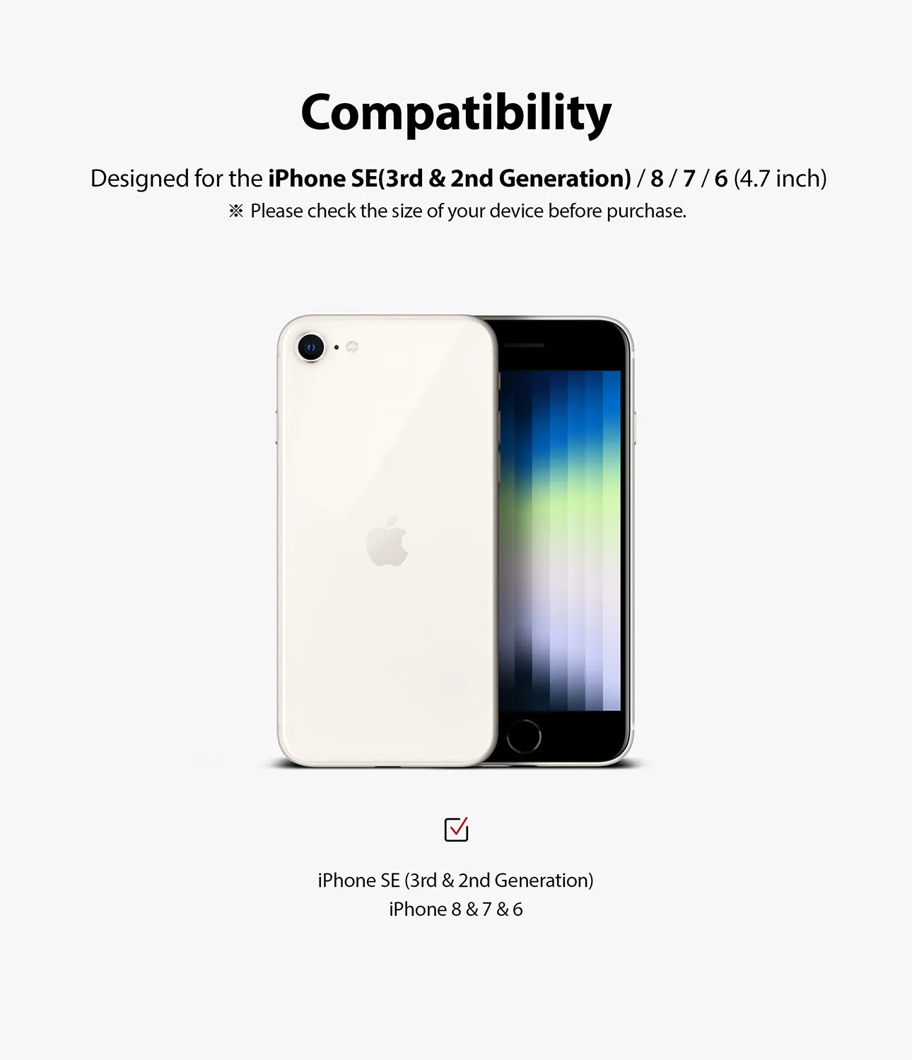 Luxury Feel iPhone SE 2022 5G / SE 2020 / 8 / 7 / 6 Screen Protector | Invisible Defender Glass  Limited Stock!