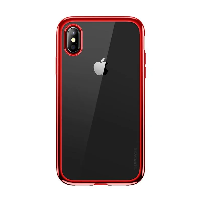 Luxury Feel iPhone X / XS Unicorn Beetle Electro Clear Case-Red  Ends Soon!