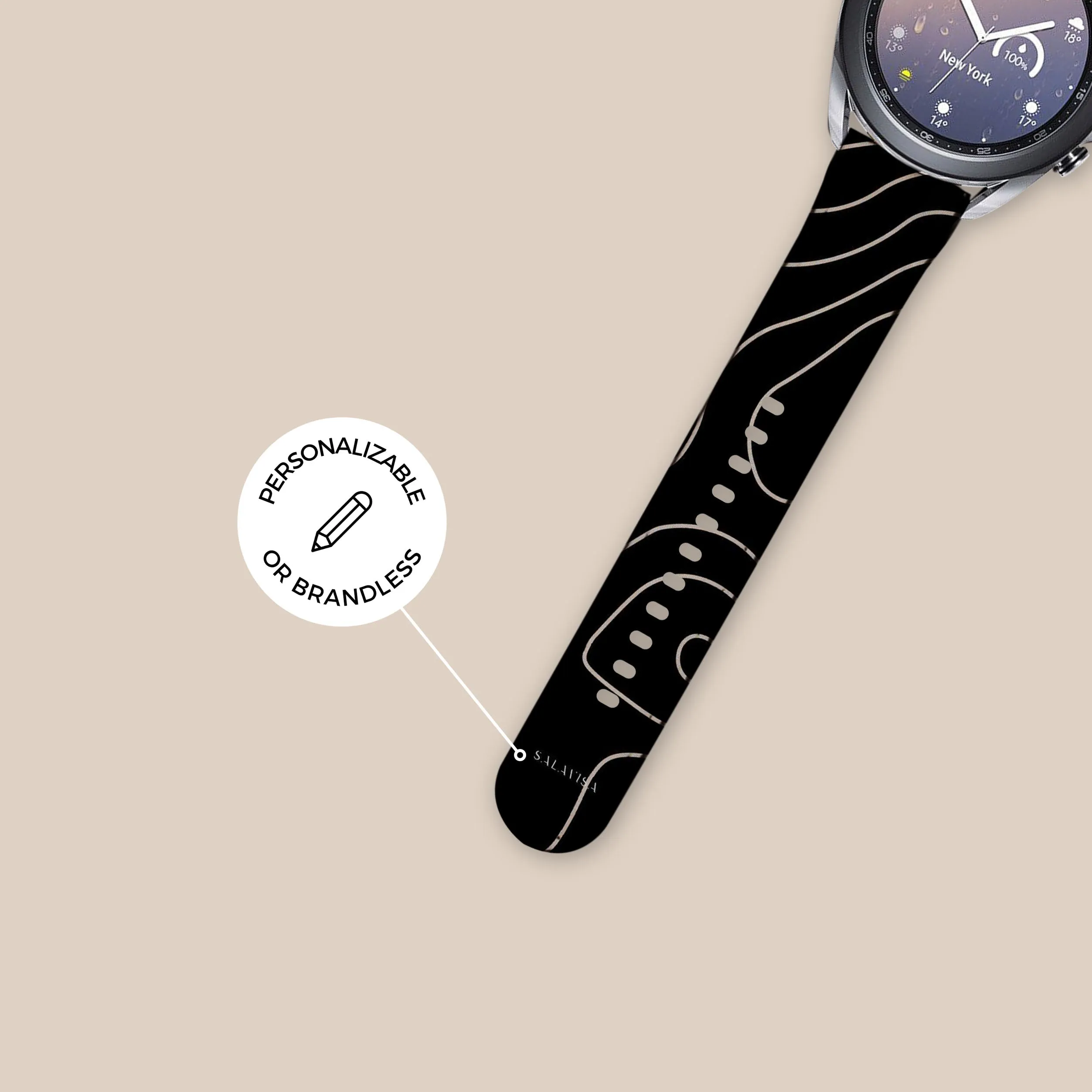 Luxury Feel Map Galaxy Watch Band  Limited Stock!