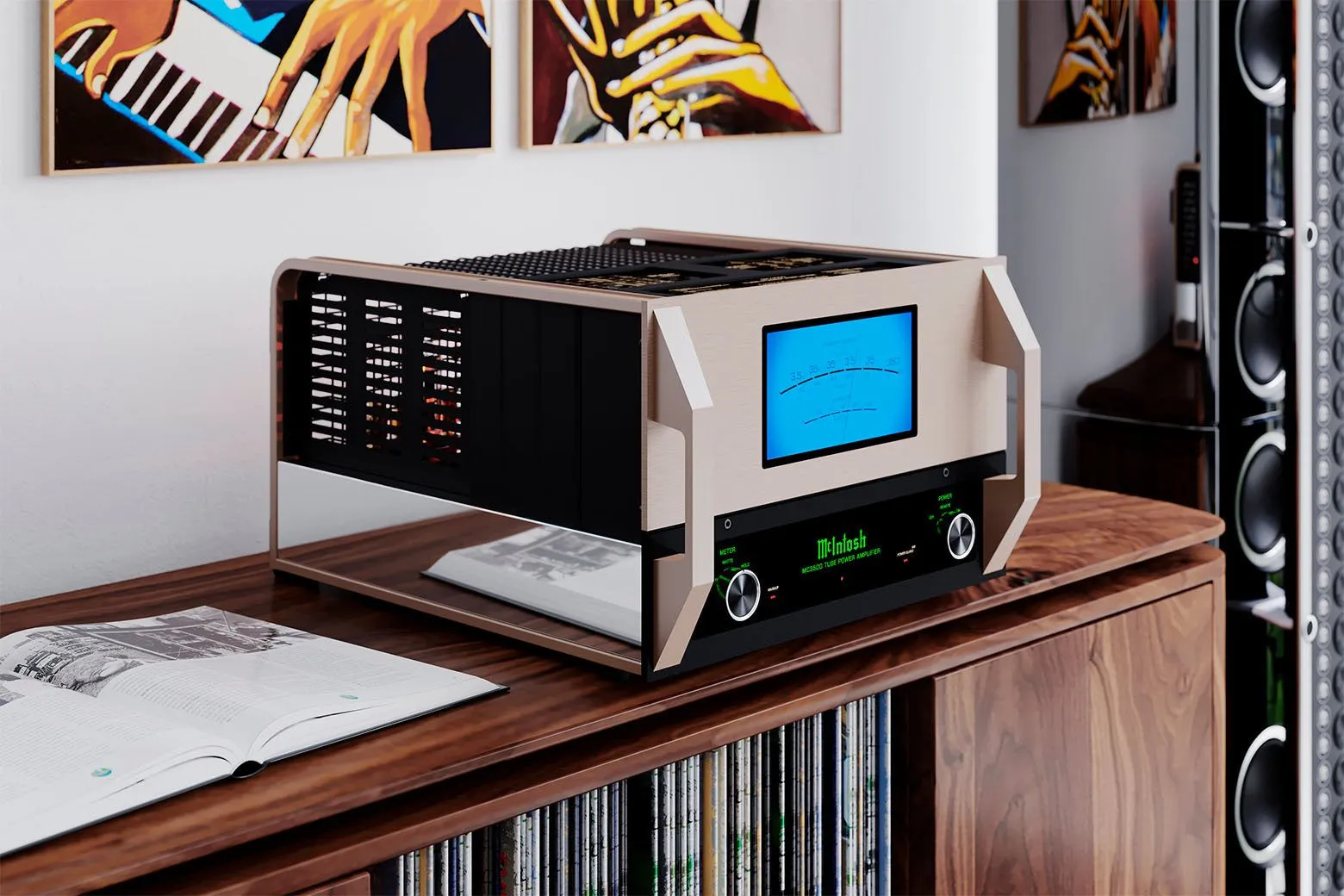 Luxury Feel McIntosh MC3500 - 1-Channel Vacuum Tube Amplifier Mk II  Ends Soon!