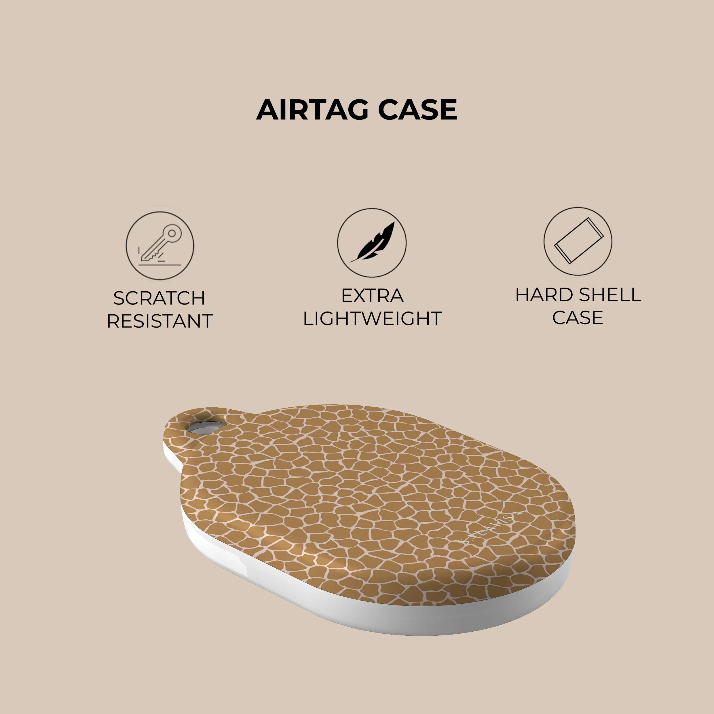 Luxury Feel Orange Reptile AirTag Holder  Limited Release!