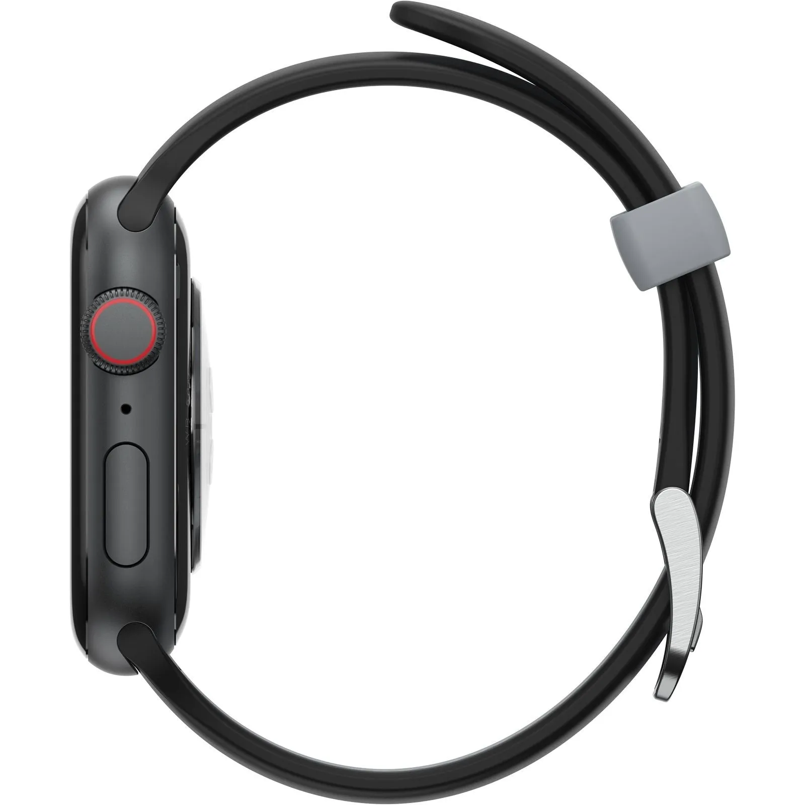 Luxury Feel Otterbox Apple Watch Silicone Strap (Black/Grey)  Limited Stock!