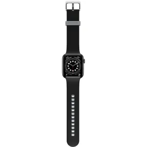 Luxury Feel Otterbox Apple Watch Silicone Strap (Black/Grey)  Limited Stock!