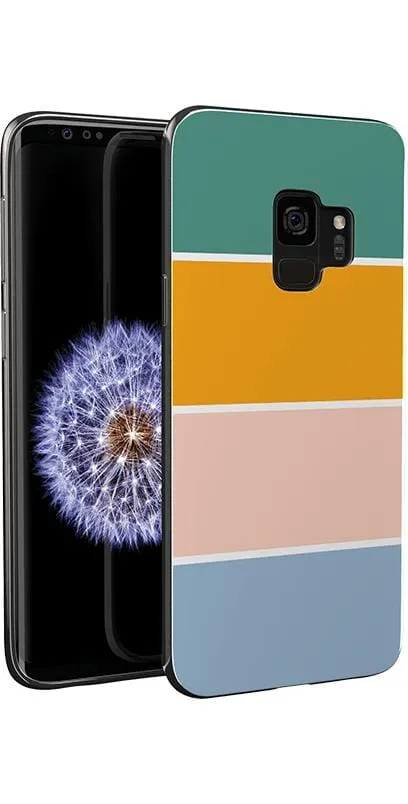 Luxury Feel Paint The Town | Colorblock Stripes Samsung Case  Limited Availability!
