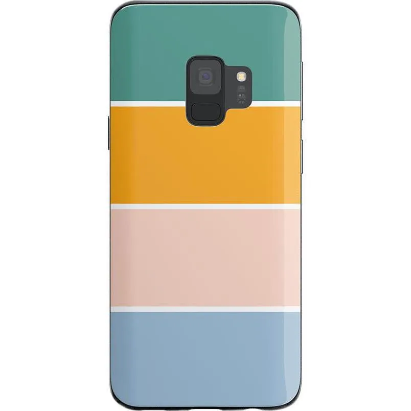 Luxury Feel Paint The Town | Colorblock Stripes Samsung Case  Limited Availability!