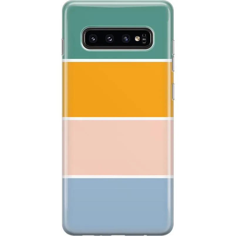Luxury Feel Paint The Town | Colorblock Stripes Samsung Case  Limited Availability!