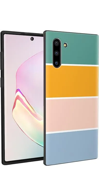 Luxury Feel Paint The Town | Colorblock Stripes Samsung Case  Limited Availability!