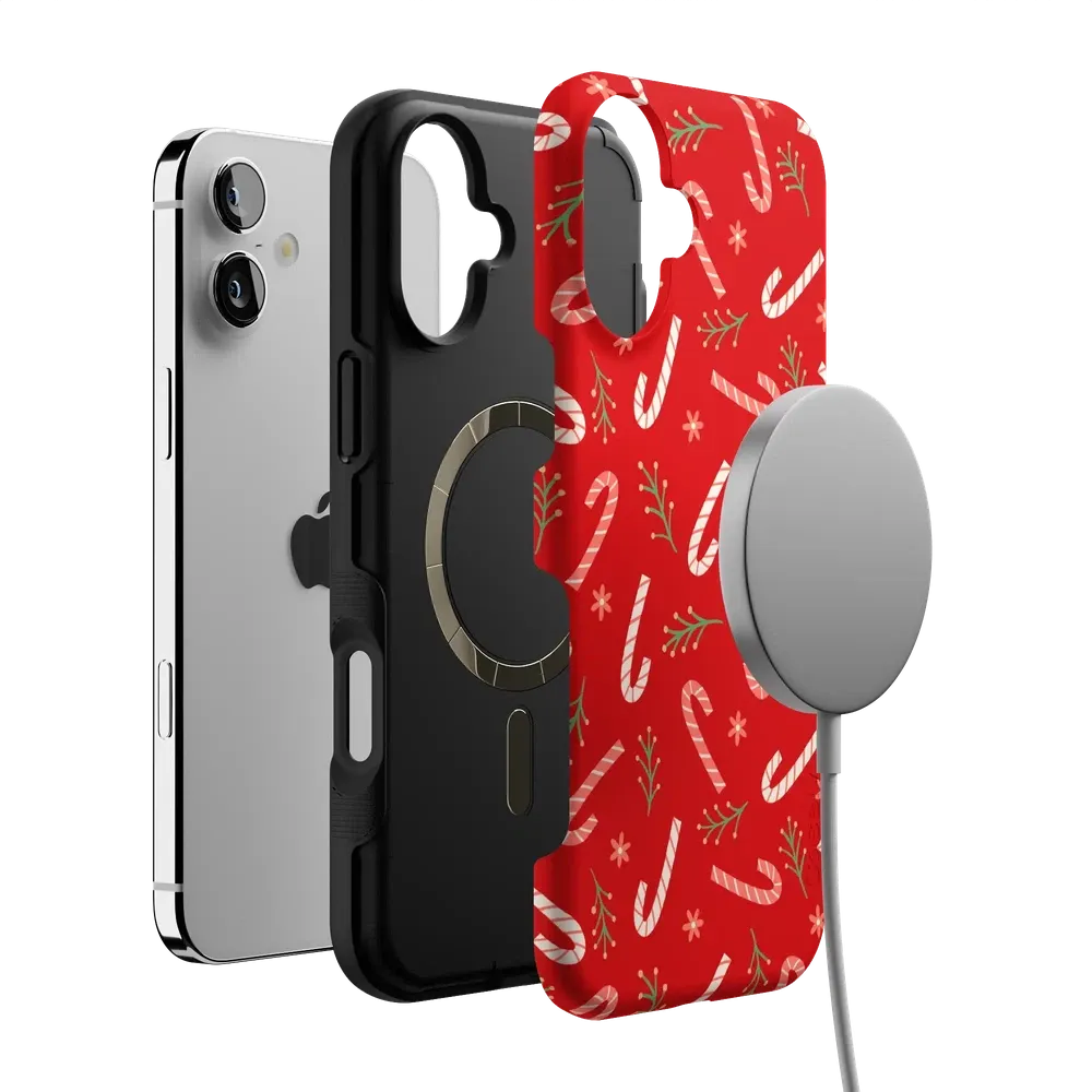Luxury Feel Peppermint Kiss | Candy Cane Case  Limited Stock!