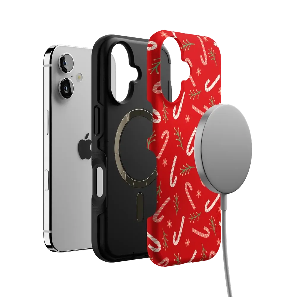 Luxury Feel Peppermint Kiss | Candy Cane Case  Limited Stock!