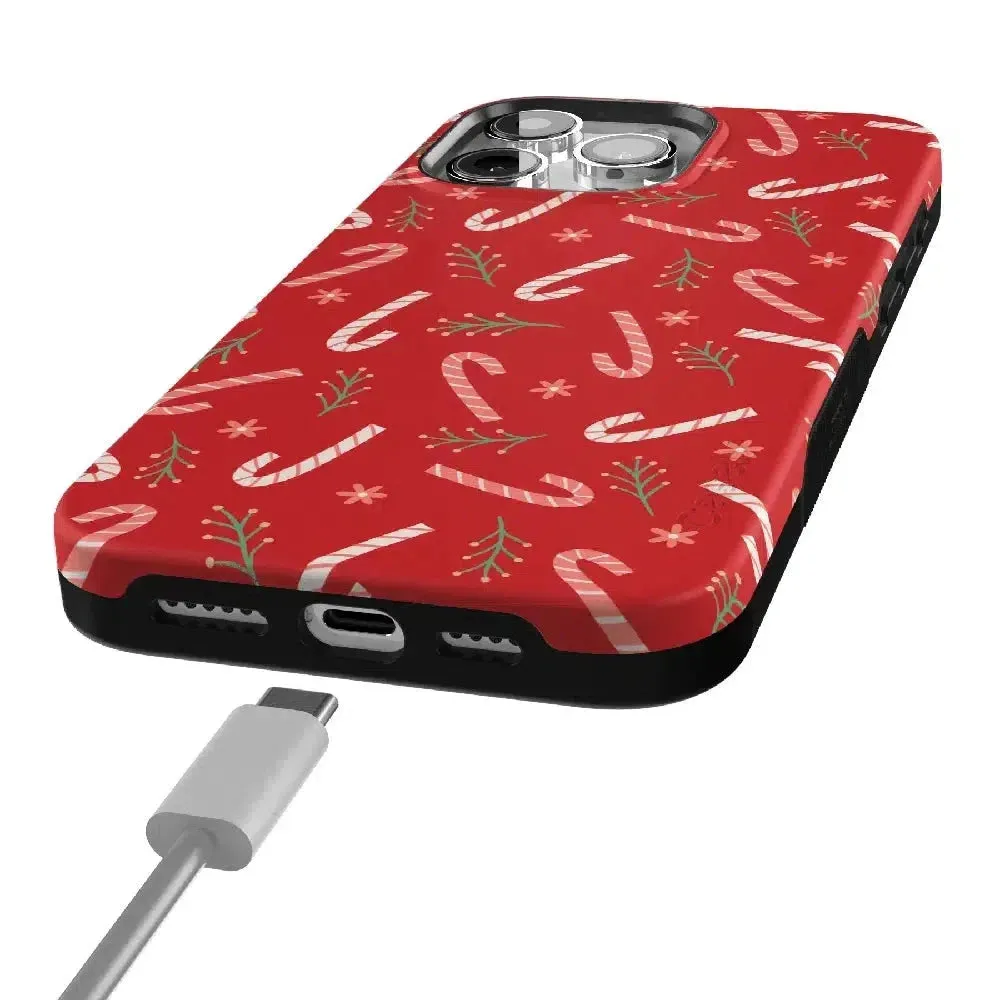Luxury Feel Peppermint Kiss | Candy Cane Case  Limited Stock!