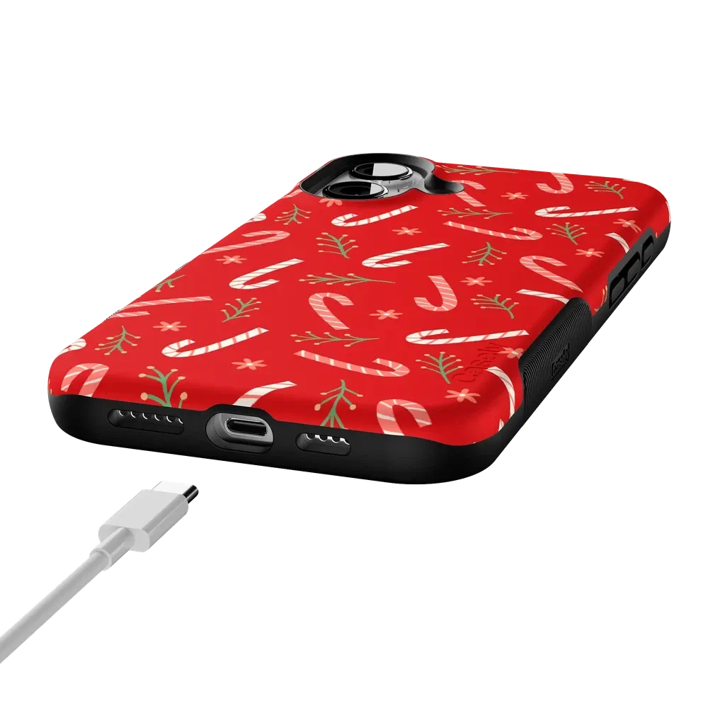 Luxury Feel Peppermint Kiss | Candy Cane Case  Limited Stock!