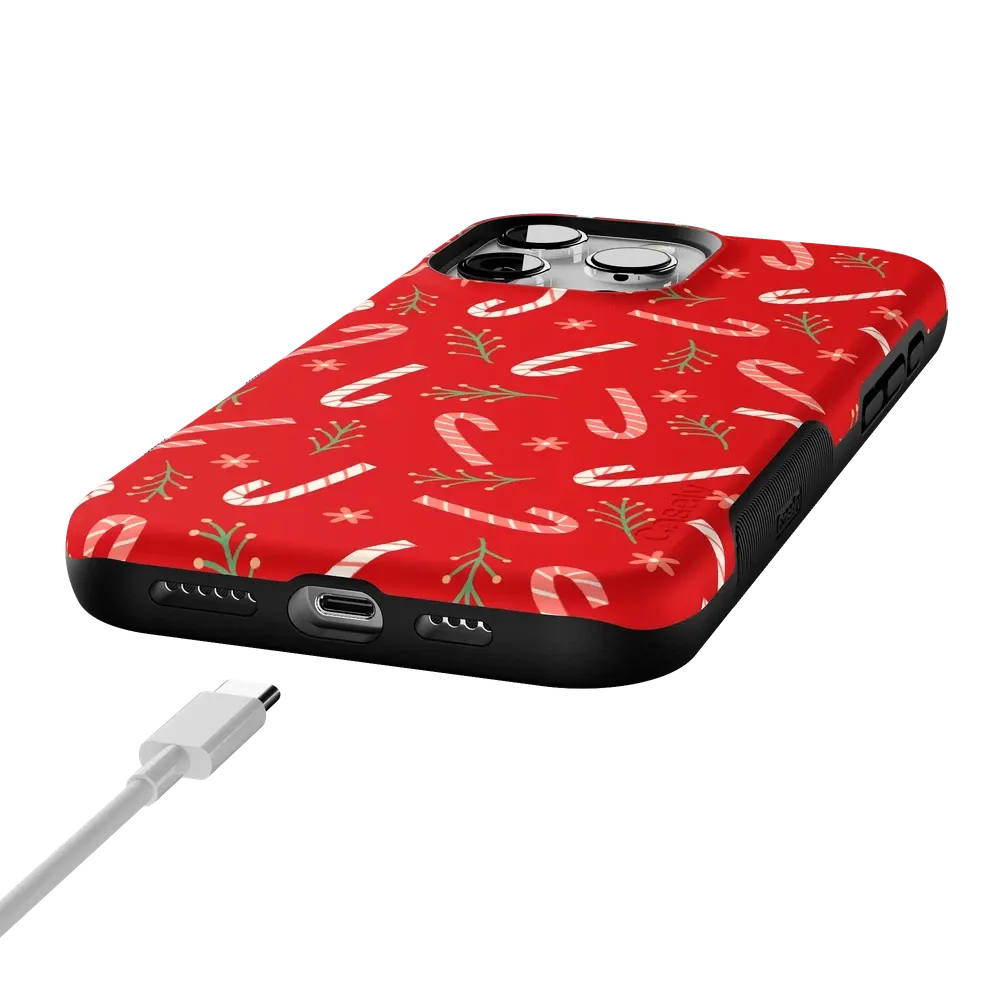 Luxury Feel Peppermint Kiss | Candy Cane Case  Limited Stock!