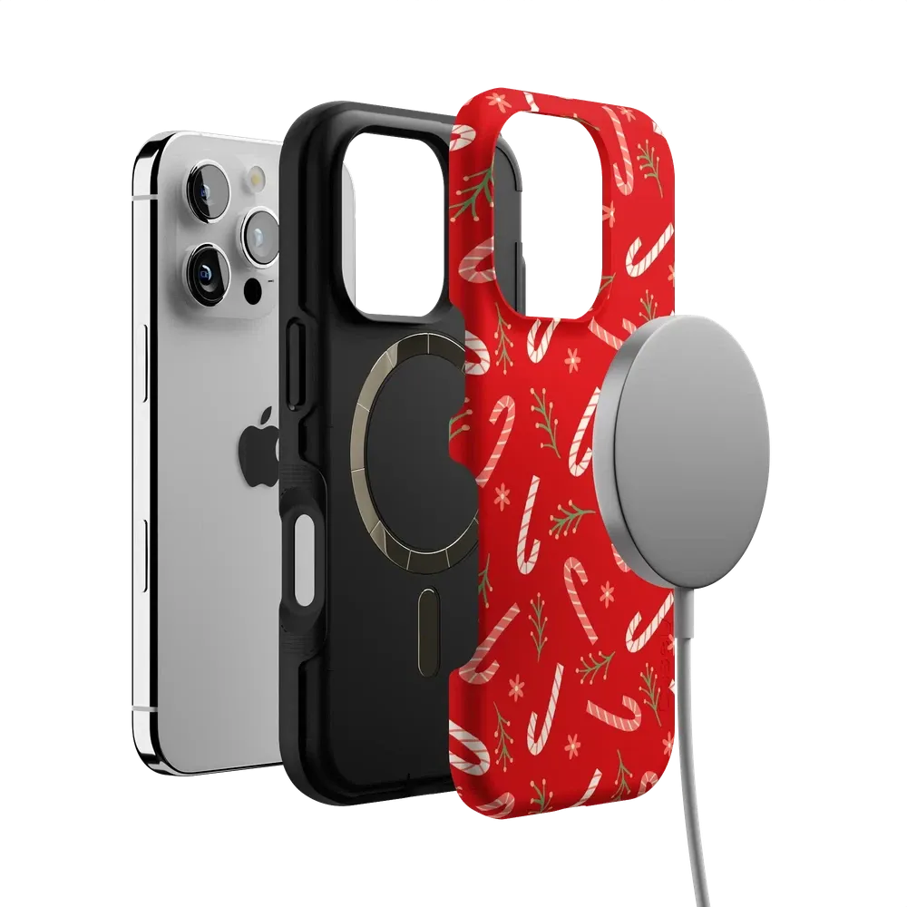 Luxury Feel Peppermint Kiss | Candy Cane Case  Limited Stock!