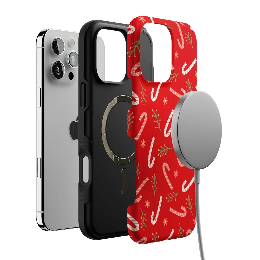 Luxury Feel Peppermint Kiss | Candy Cane Case  Limited Stock!