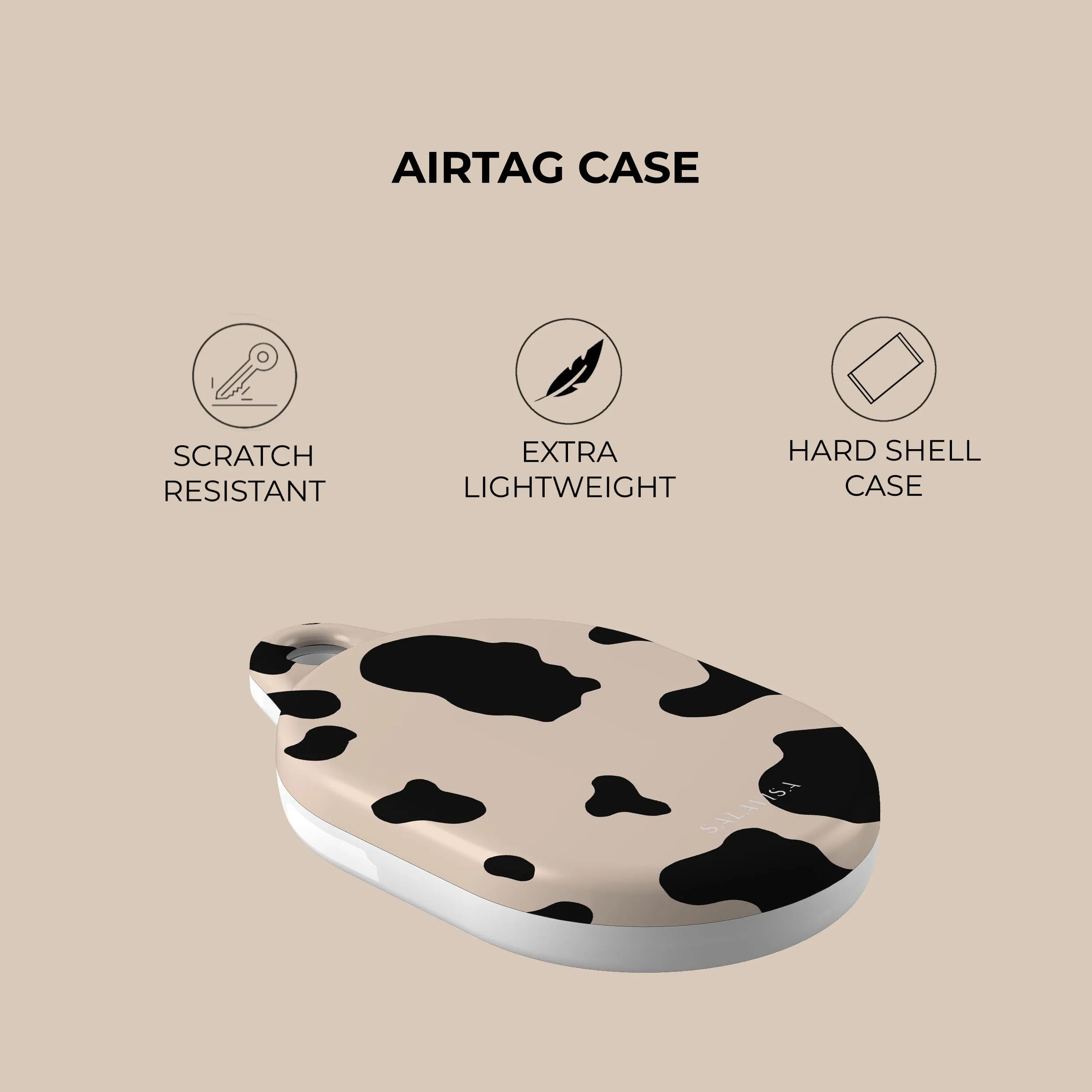 Luxury Feel Pink Cow AirTag Holder  Limited Stock!
