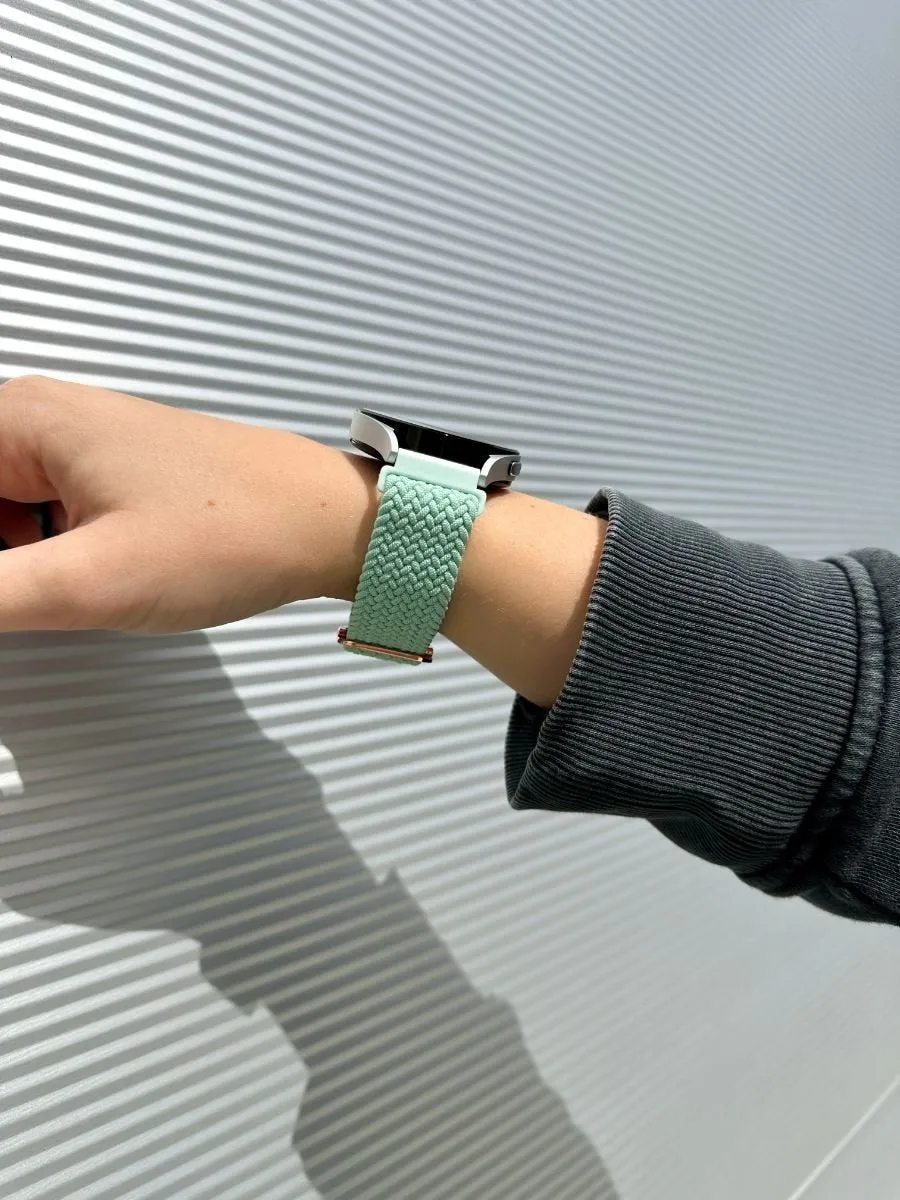 Luxury Feel Redmi Watch 5 Active Adjustable Braided Strap (Turquoise)  Last Chance!