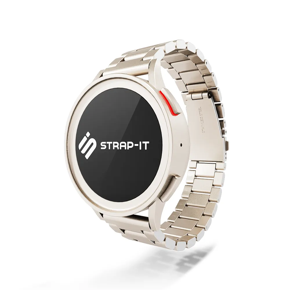 Luxury Feel Redmi Watch 5 Active Steel Strap (Starlight)  Limited Stock!