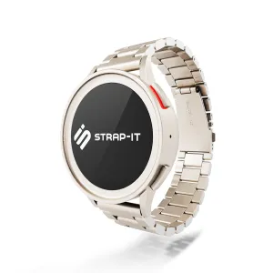 Luxury Feel Redmi Watch 5 Active Steel Strap (Starlight)  Limited Stock!