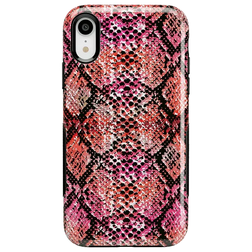 Luxury Feel Snake Along | Red Snake Skin Case  Limited Release!