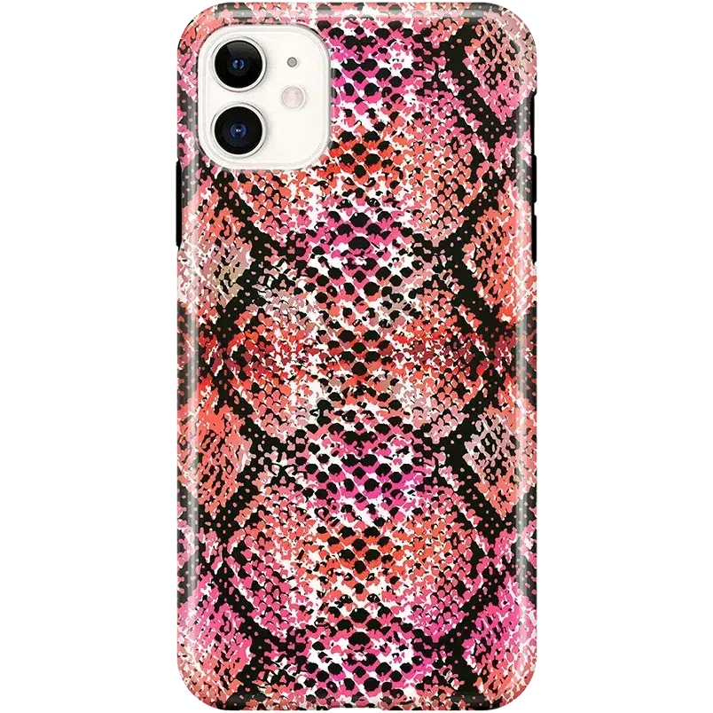 Luxury Feel Snake Along | Red Snake Skin Case  Limited Release!