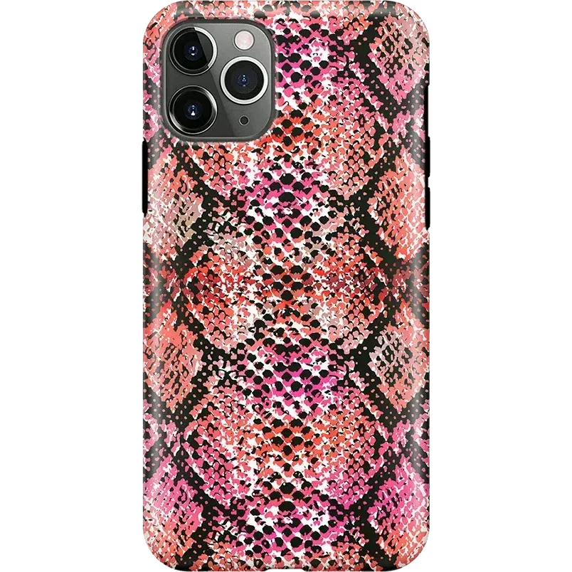 Luxury Feel Snake Along | Red Snake Skin Case  Limited Release!