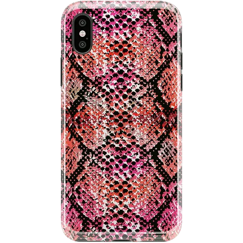 Luxury Feel Snake Along | Red Snake Skin Case  Limited Release!