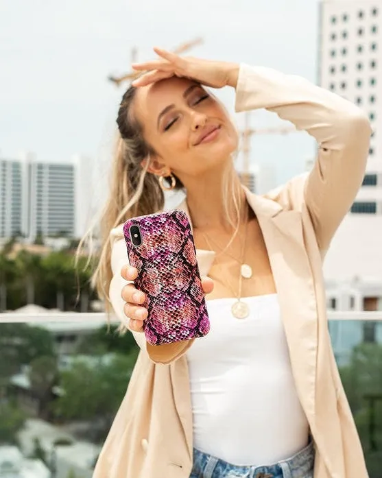 Luxury Feel Snake Along | Red Snake Skin Case  Limited Release!