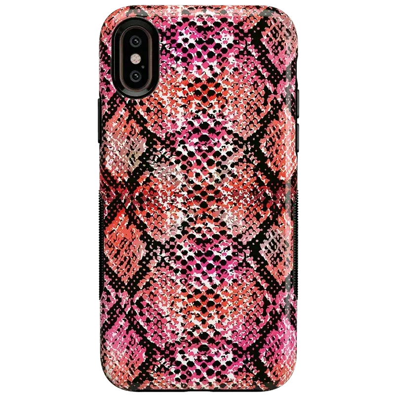Luxury Feel Snake Along | Red Snake Skin Case  Limited Release!