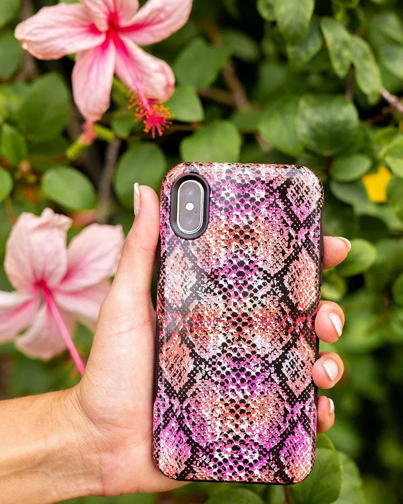Luxury Feel Snake Along | Red Snake Skin Case  Limited Release!