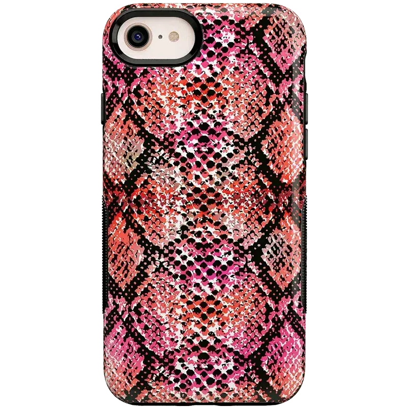 Luxury Feel Snake Along | Red Snake Skin Case  Limited Release!