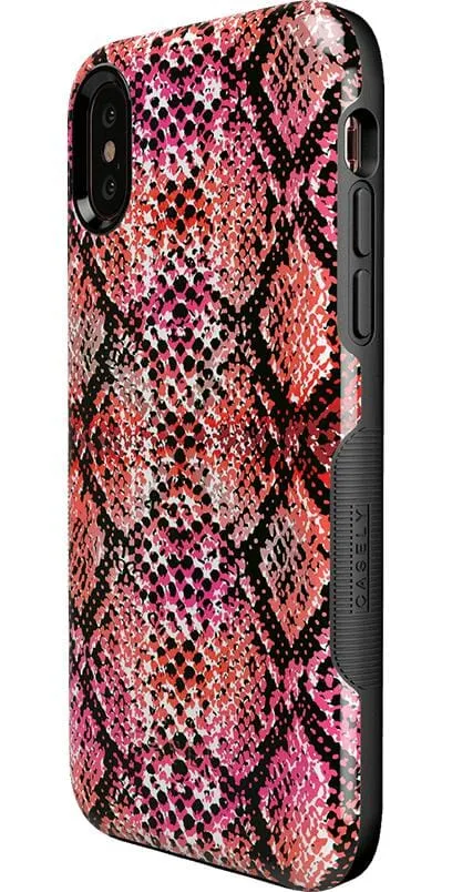 Luxury Feel Snake Along | Red Snake Skin Case  Limited Release!